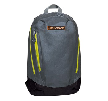 GIVOVA ZAINO POCKET GREY SCURO/YELLOW FLUO