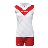 GIVOVA KIT VOLLEY WHT/RED