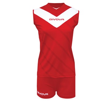 GIVOVA KIT VOLLEY RED/WHT