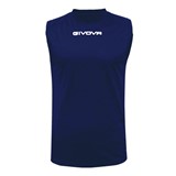 GIVOVA SHIRT SLEEVELESS ONE NAV