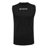 GIVOVA SHIRT SLEEVELESS ONE BLK