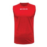 GIVOVA SHIRT SLEEVELESS ONE RED