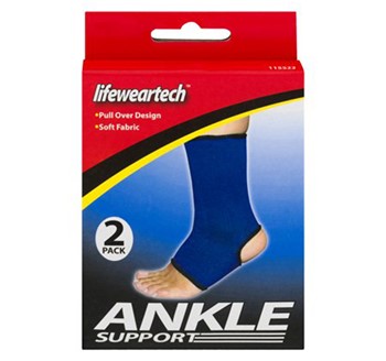 2-PACK ANKLE SUPPORT 8.5cm X 8.5cm