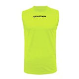 GIVOVA SHIRT SLEEVELESS ONE YELL FLUO