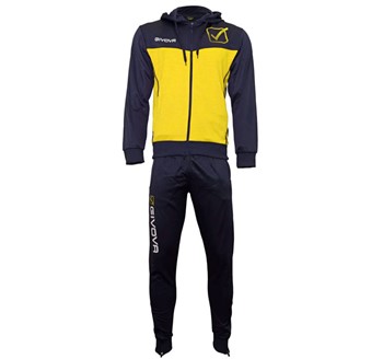 GIVOVA TRACKSUIT VISA POLARFLEECE NAV/YEL