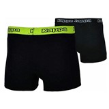 KAPPA BOXERS 2-PACK BLK/ORA