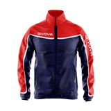 RAIN JACKET ASIA BLU/RED