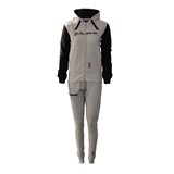 GIVOVA W TRACKSUIT 103 FLEECE L GREY/BLK