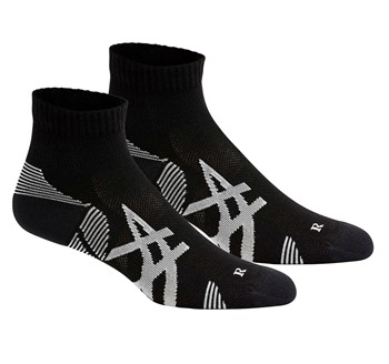 ASICS CUSHION RUN QUARTER SOCK 2PPK