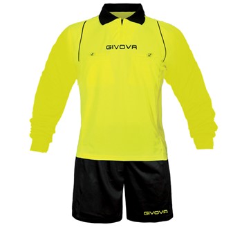 GIVOVA SOCCER KIT LONG SL FL YEL/BLK