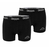 KAPPA BOXERS 2-PACK BLK/BLK