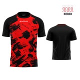 GIVOVA SHIRT ART INERLOCK RED/BLK