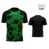 GIVOVA SHIRT ART INERLOCK GREEN/BLK