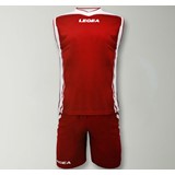 LEGEA KIT JACKSON BASKET RED/WHT