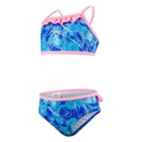 SPEEDO ESS FRILL 2PC BLU/BLU