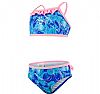 SPEEDO ESS FRILL 2PC BLU/BLU