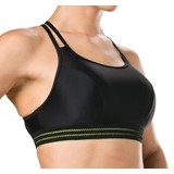 SPEEDO REFLECT WAVE X CROP TOP AF BLK/GREE