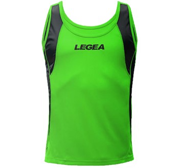 LEGEA CANOTTA CORFU GREEN FL/BLK