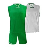 LEGEA KIT LAS VEGAS BASKET WHT/GREEN