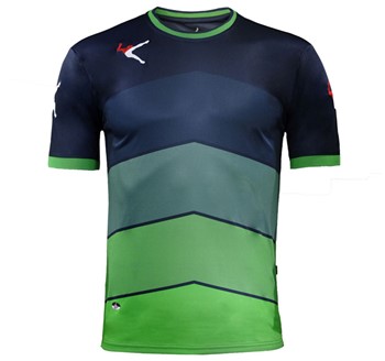 LEGEA MAGLIA ASSEN BLU/GREEN FL