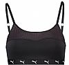 PUMA W PADDED SPORTY TOP BLK