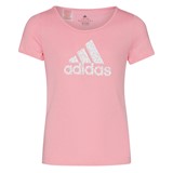 ADIDAS JR TSHIRT LOGO BLISS PINK