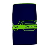 GIVOVA TOWEL BIG NICROFIBER BLK/GREEN FL