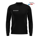 GIVOVA TECHNICAL SHIRT HALF ZIP BLK