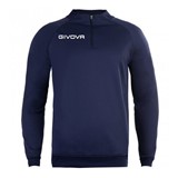 GIVOVA TECHNICAL SHIRT HALF ZIP BLUE