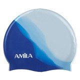 AMILA CAP WHT/SKY/NAV